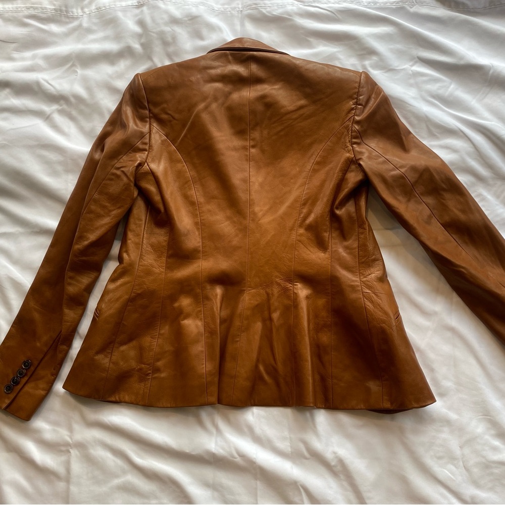 Ralph Lauren leather blazer - Picture 3 of 5